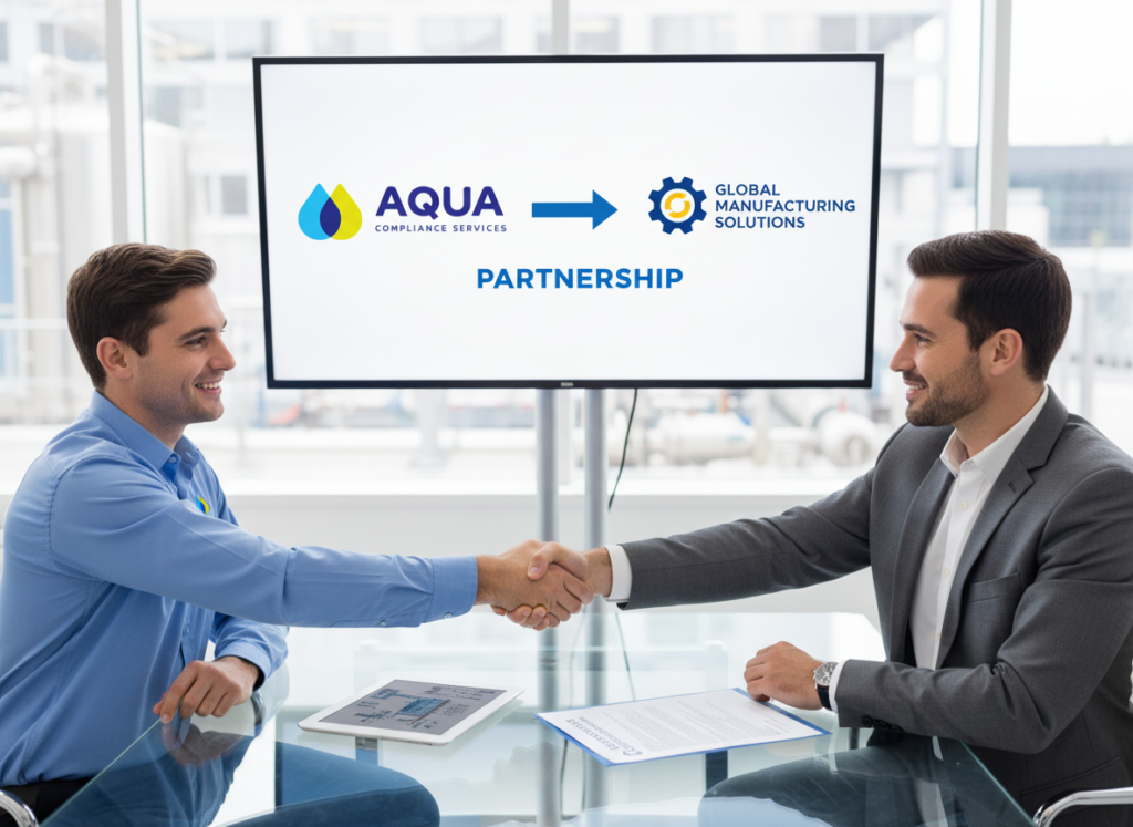 Water treatment partnership with customer